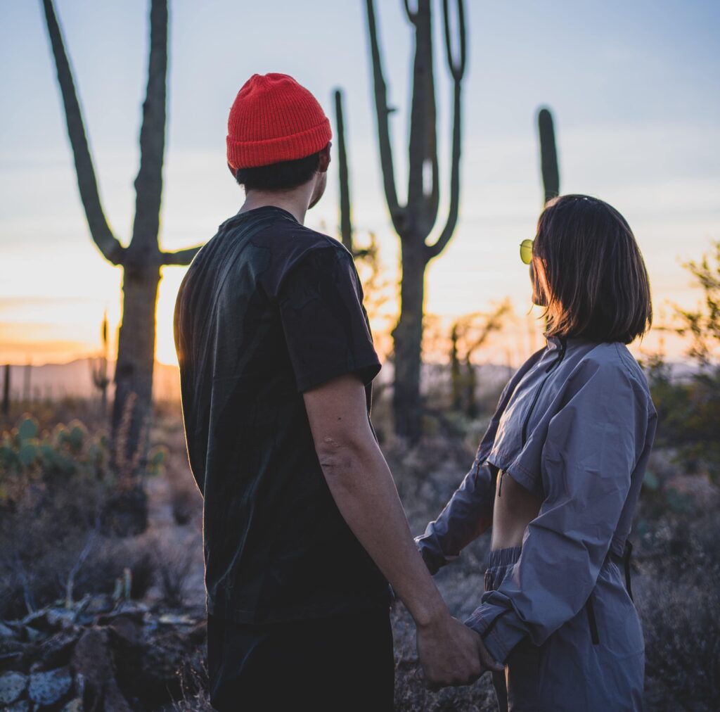 photo of engagement couple